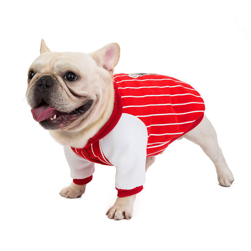 Fat Dog Pug Small And Medium Dog Pet Plus Velvet Sweater